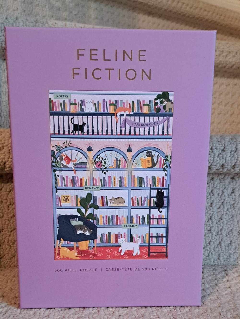 HOBBRY Feline Fiction 500 Piece Jigsaw Puzzle.